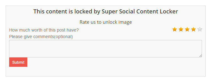 Complemento de WordPres Super Social Content Locker