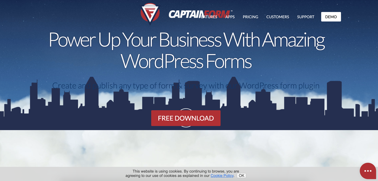 Complemento de formulario de capitán para formulario de contacto de wordpress