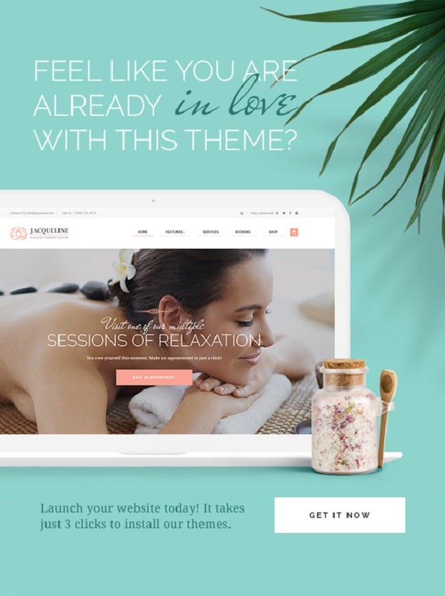Tema jacqueline wp, tema gutenberg