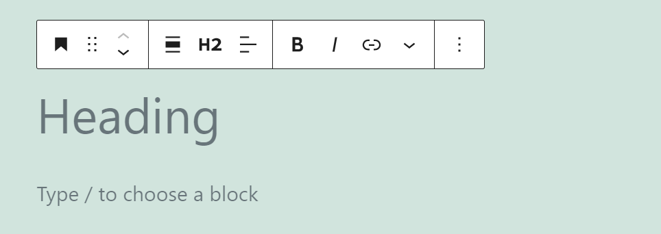 bloque de encabezado