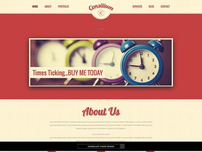Tema de WordPress de Consilium