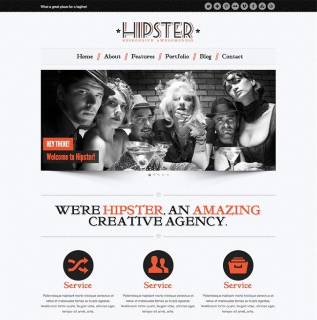 hipster-retro-wordpress-tema