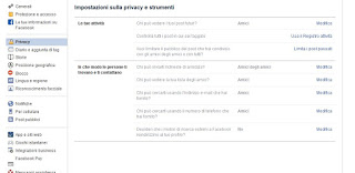 Privacidad de Facebook