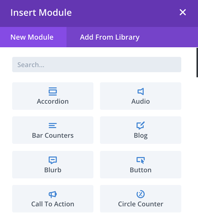 módulos de contenido descripción general adicional de los temas de elegantthemes