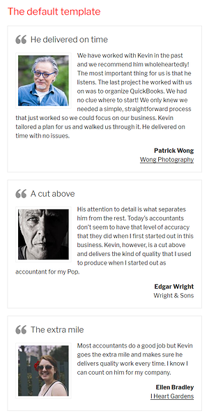 Potente complemento de testimonios para crear un sitio web de negocios de viajes usando WordPress