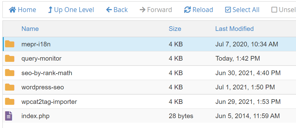 Restaurar archivo anterior