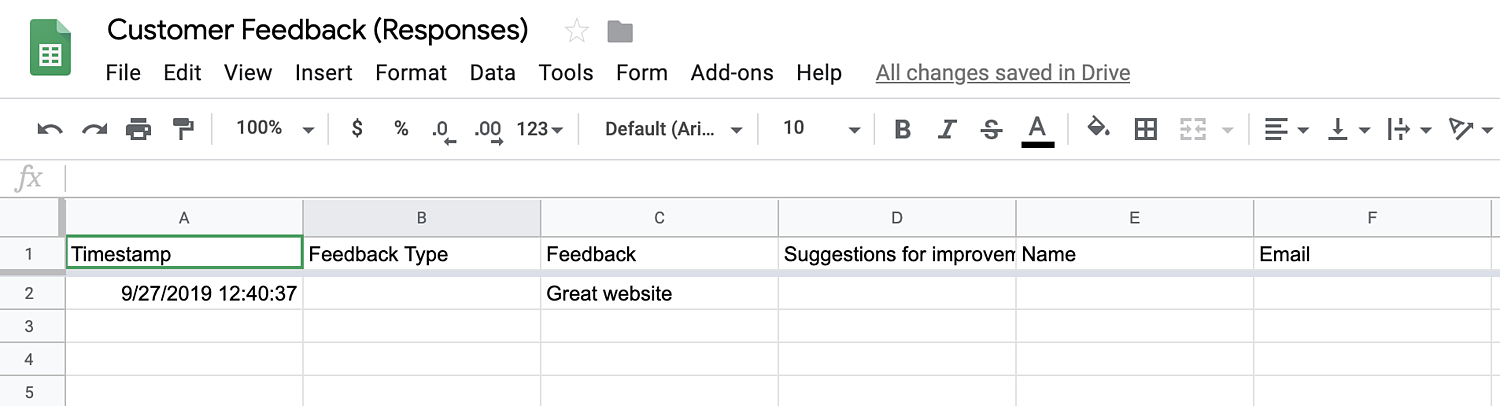 respuestas de formulario en una hoja de cálculo agregar Google Forms WordPress