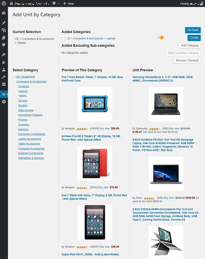 opción de complemento, cómo agregar enlaces de afiliados de Amazon a sus publicaciones de WordPress