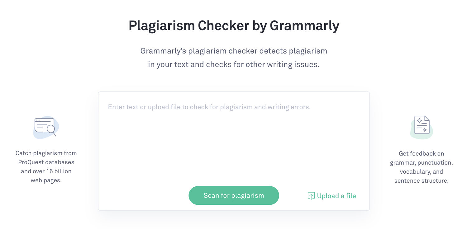 una herramienta de verificación de plagio sobre cómo Grammarly puede ayudarlo a escribir una publicación de blog válida