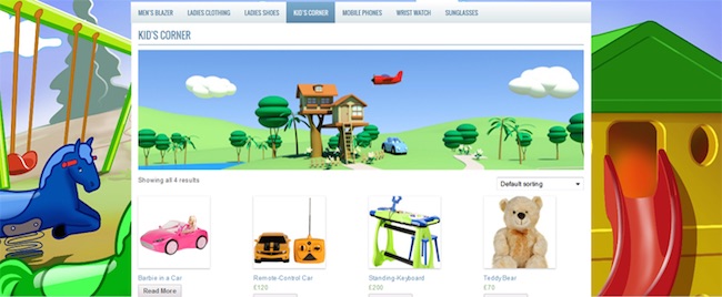 Fondo y banner personalizados para WooCommerce
