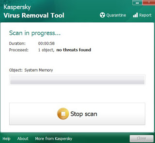 Herramienta de eliminación de virus Kaspersky Utilidad de Kaspersky