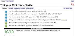 prueba de IPv6 sitio web IPv6