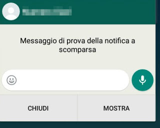notificación de Android