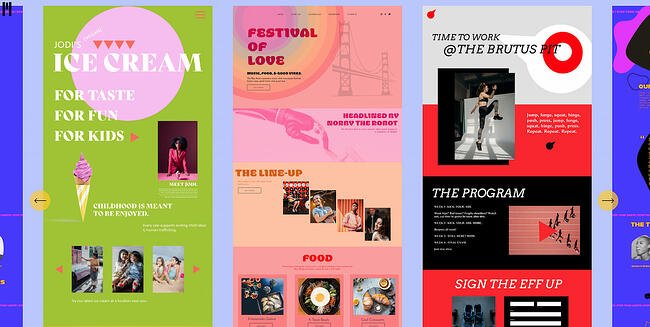 Mejores prácticas de carrusel web: diseño de escritorio receptivo