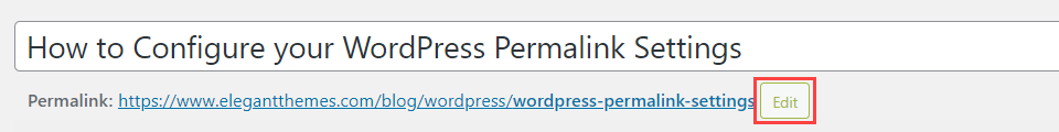 configurar los ajustes de enlace permanente de wordpress