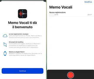 Notas de voz de iPhone Notas de voz
