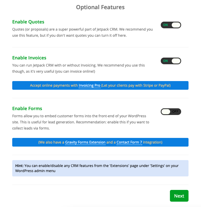 complementos de wordpress