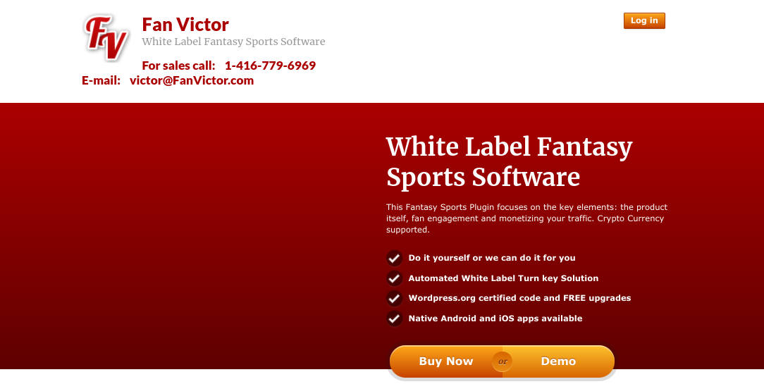 Sitio web de Fan Victor.