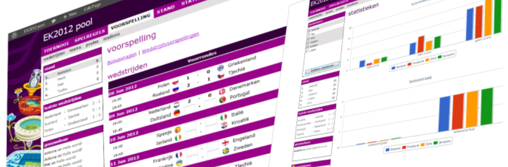 Complemento de WordPress de la piscina de fútbol.