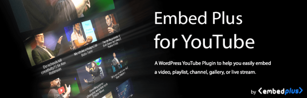 Complemento Embed Plus para YouTube