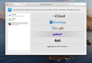 Cuenta de Internet en Mac Cuenta en linea