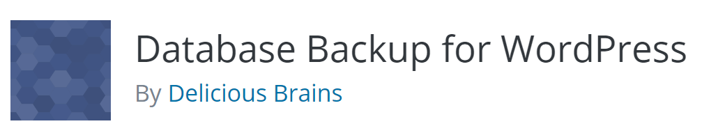 Copia de seguridad de la base de datos para el complemento de WordPress