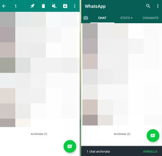 Archivar chats de Android charla androide