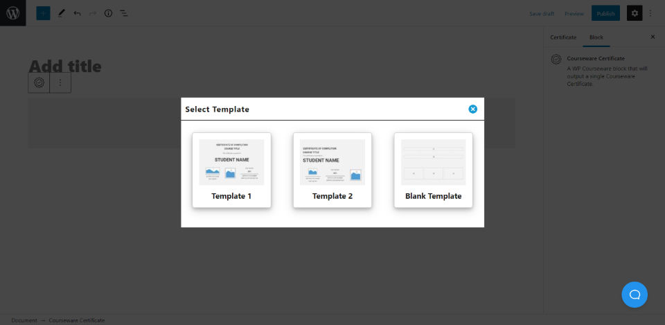 Materiales de capacitación de WP