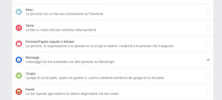 Copiar mensajes de Messenger datos de mensajería