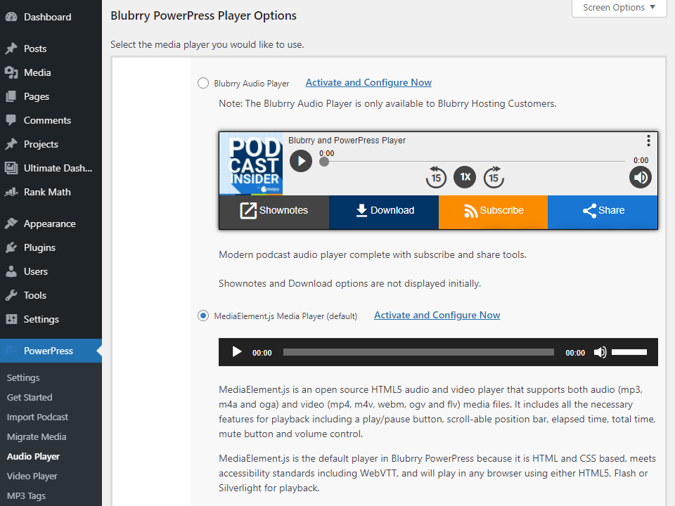 diferentes reproductores de podcasts