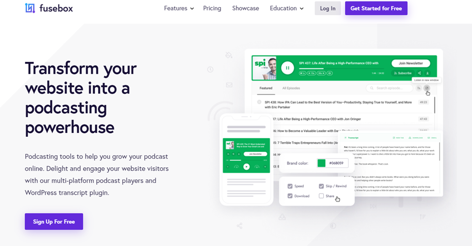 Reproductor de complementos de podcasts de WordPress