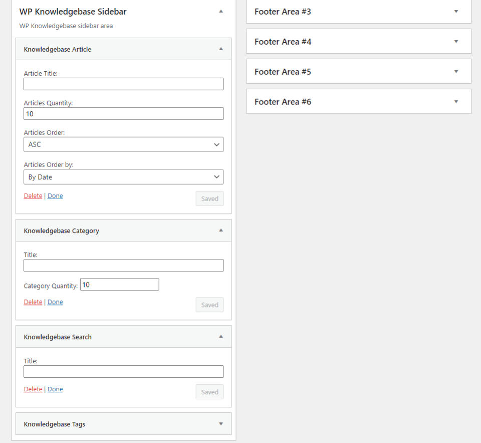 Base de conocimiento de WP