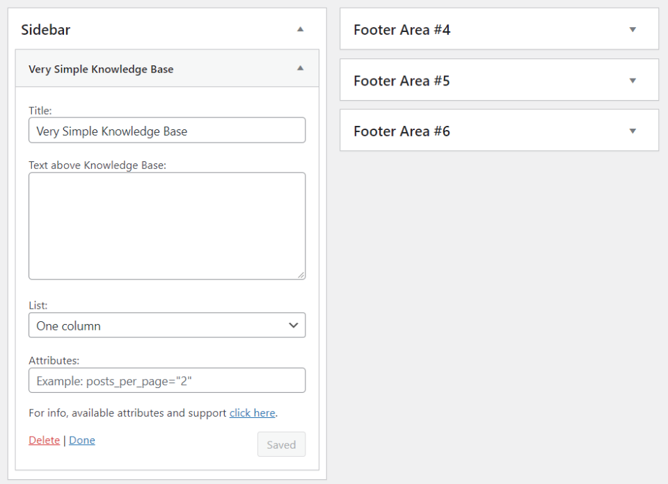 Una base de conocimiento muy simple