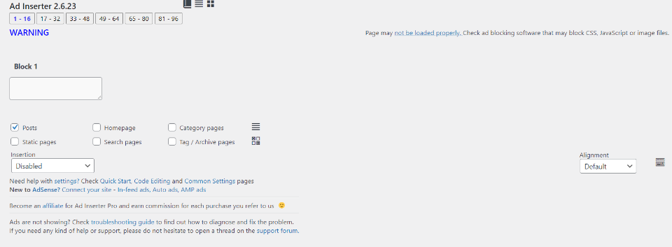 insertador de anuncios