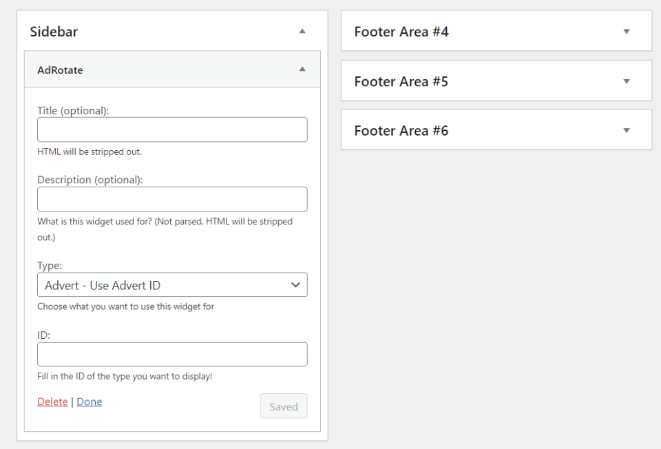 rotación de anuncios