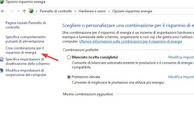 Crear un esquema de energía Administración de energía en Windows 10