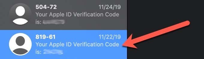 Conversación seleccionada