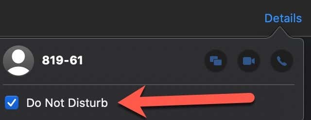 Casilla de No molestar