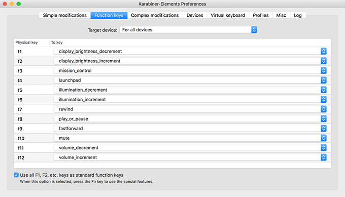 Ventana de la aplicación Karibiner