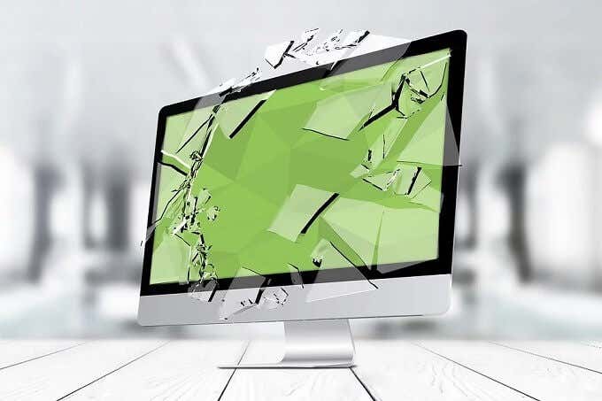 iMac con pantalla rota