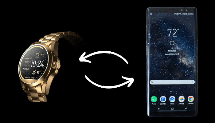 conecta tu teléfono móvil al reloj inteligente de Michael Kors