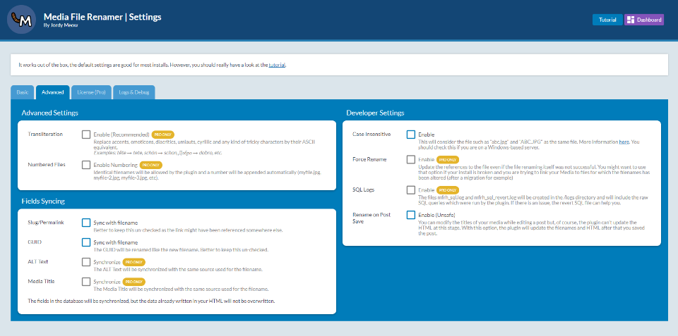 Cambiar el nombre de un archivo multimedia