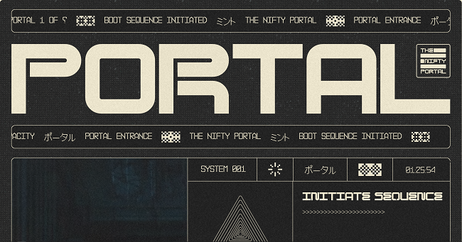Captura de pantalla del sitio web The Nifty Portal creado con la biblioteca jQuery.