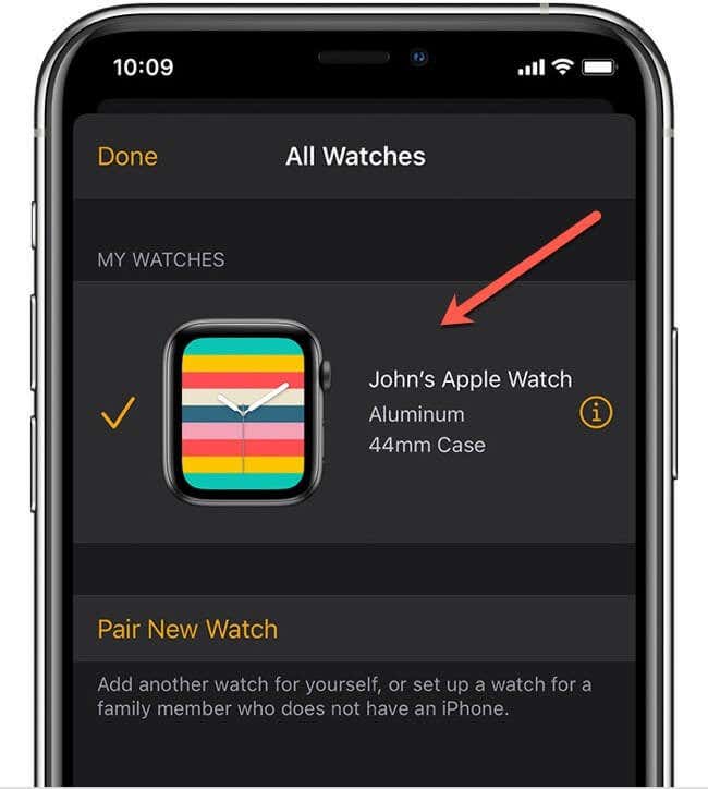 Mis relojes en la pestaña Todos los relojes