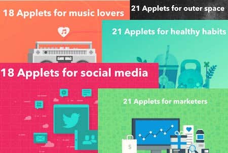 Fotos de diferentes applets.