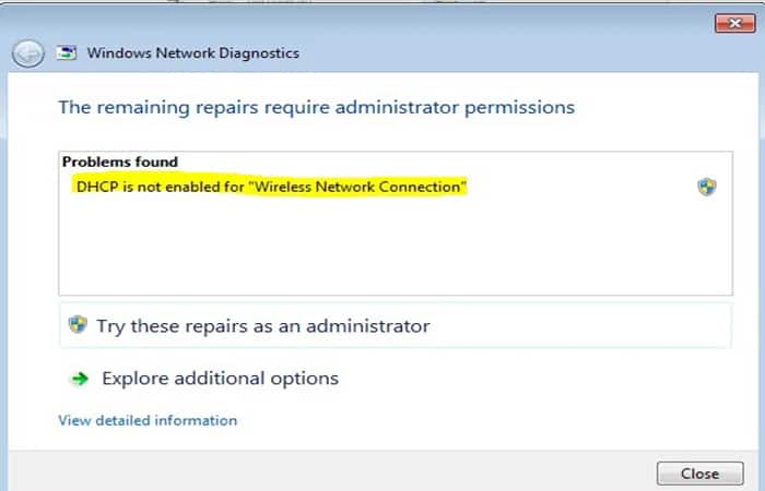 Usar el Solucionador de problemas de red