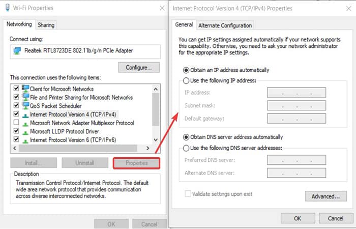 Obtener DHCP (Protocolo de configuración dinámica de host)