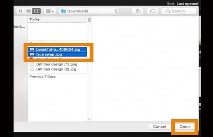 Cambiar la cara de una foto con otra