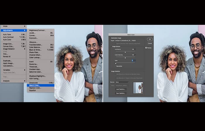 Difuminar y corregir el color