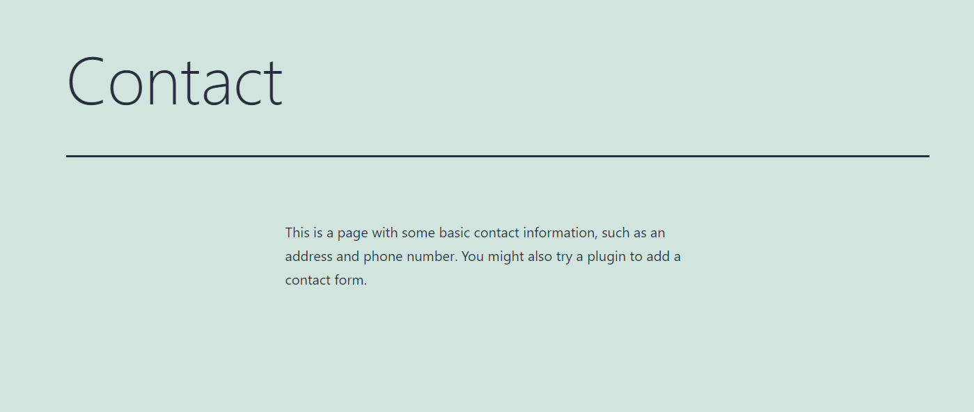 Veinte Veintiuno página de contacto